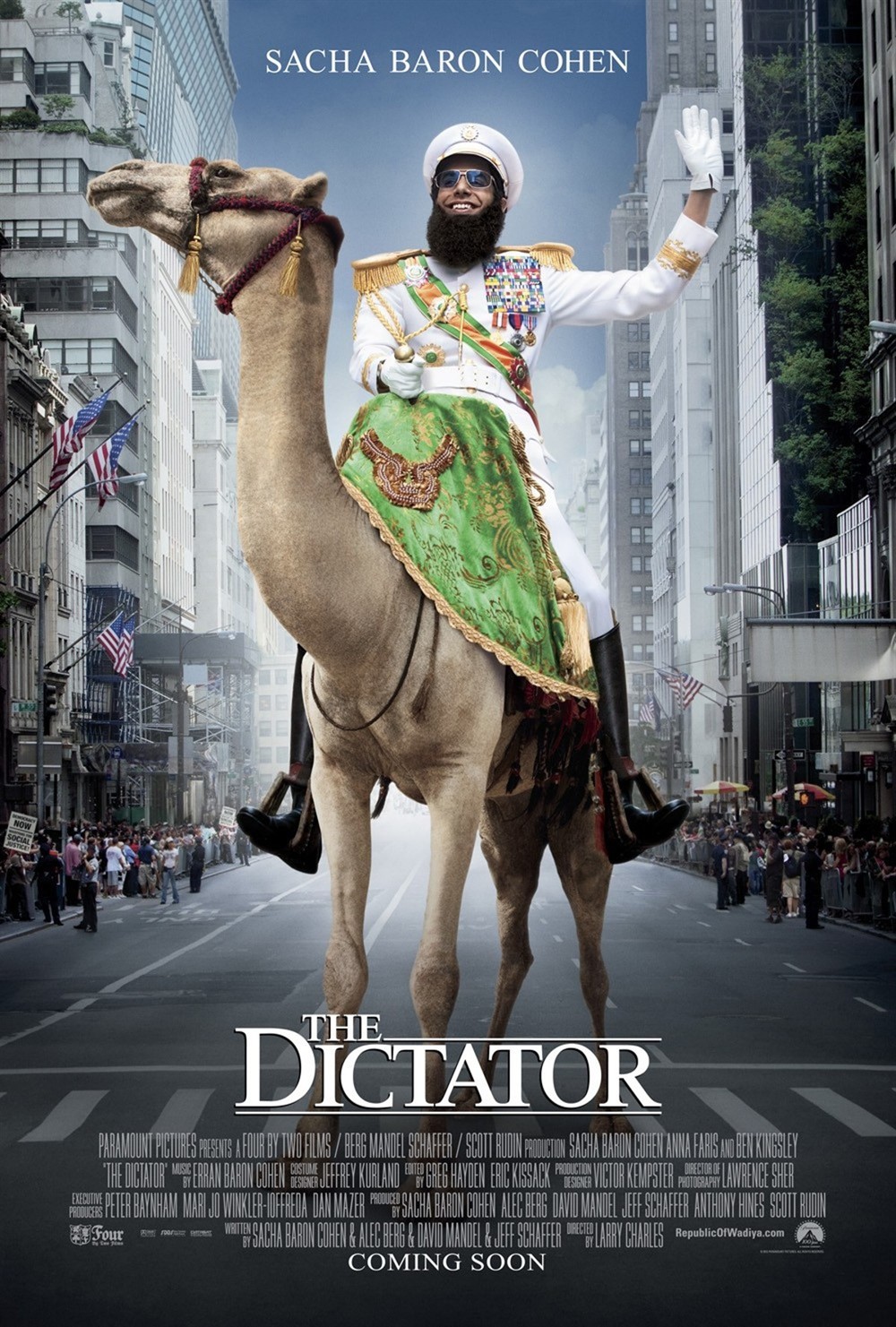 独裁者2012海报